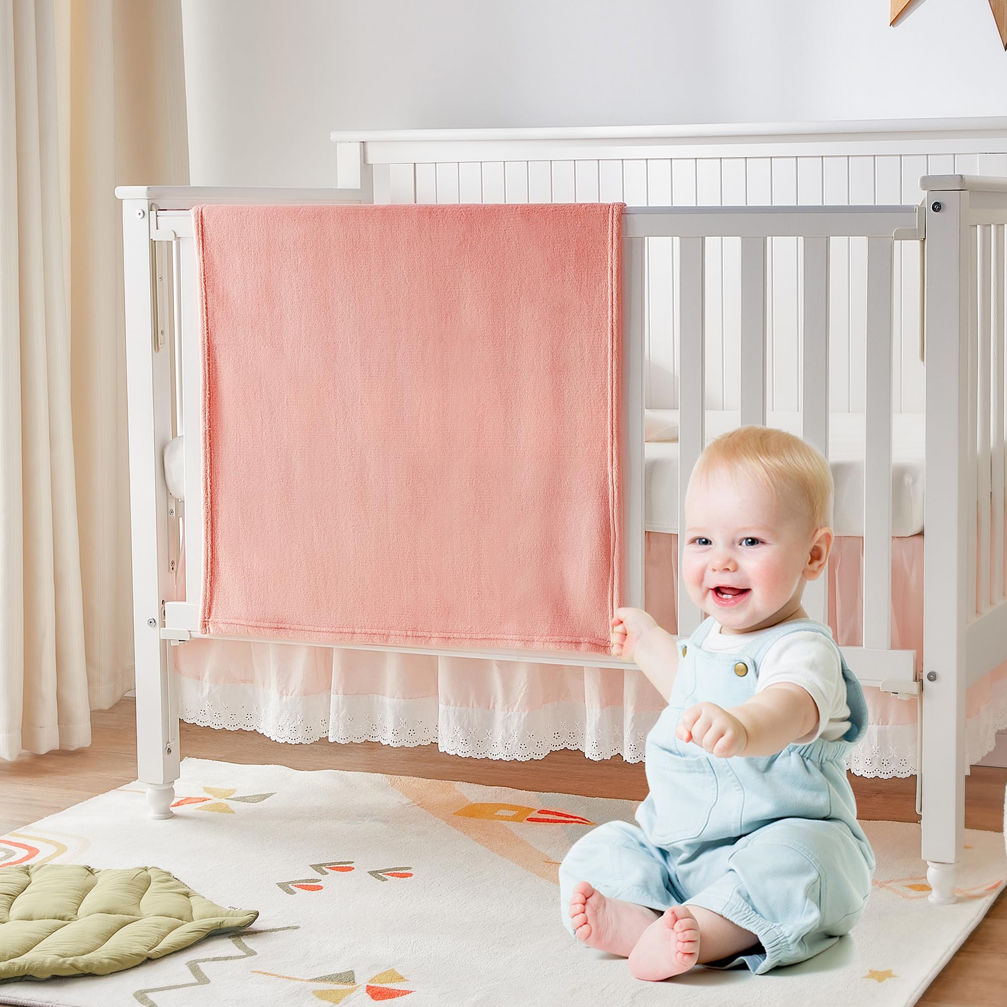 BEDELITE baby blanket ideal for crib or stroller use