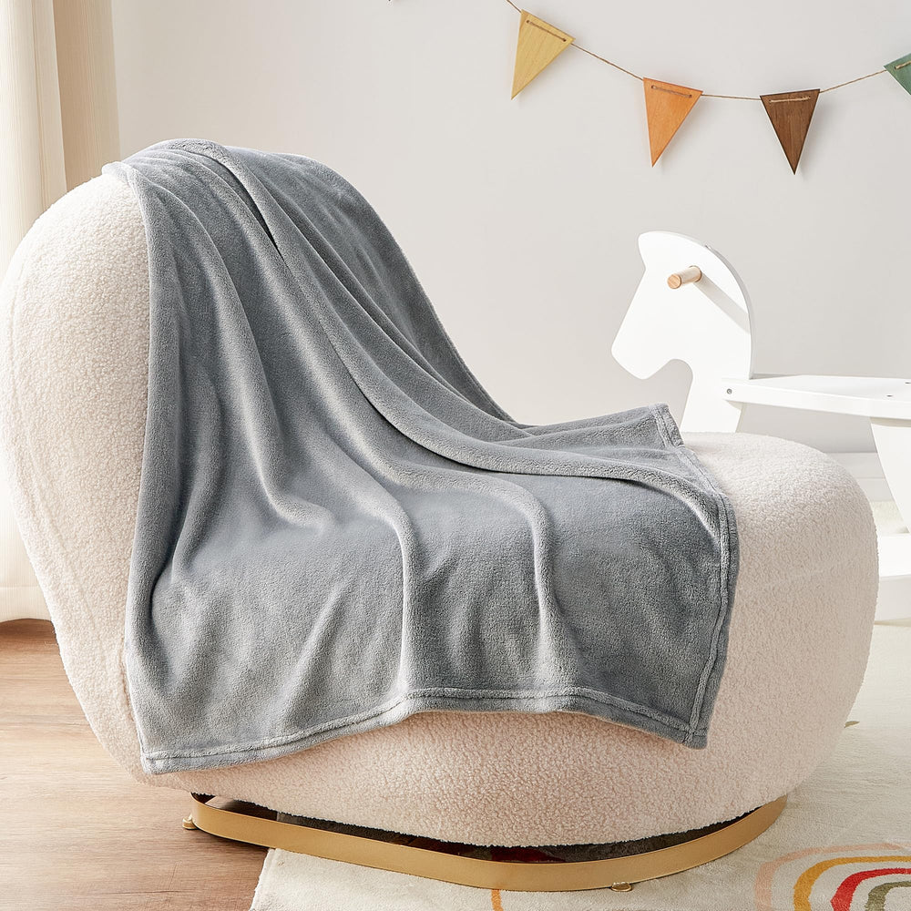 BEDELITE blanket soft-touch shows plush fleece for gentle baby comfort and warmth.