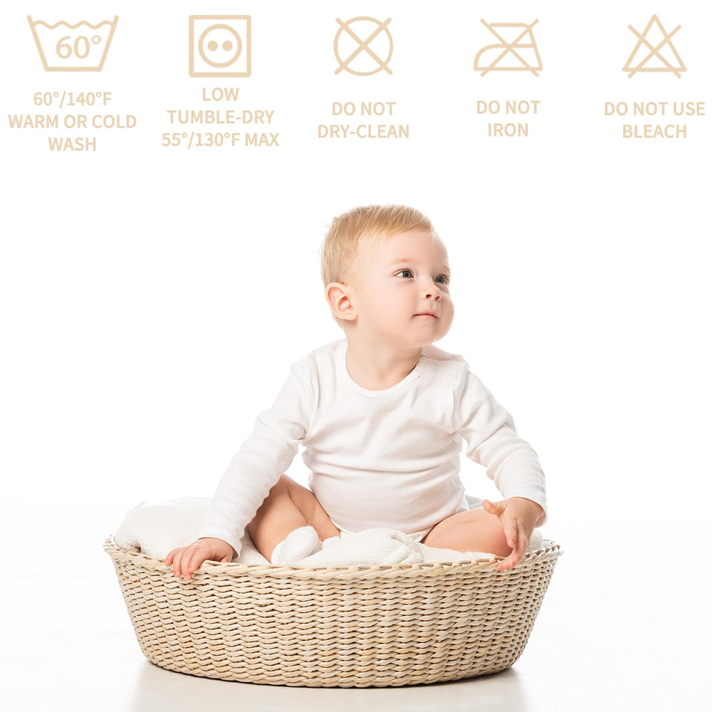 BEDLORE 52x28 crib protector fits standard crib mattresses neatly