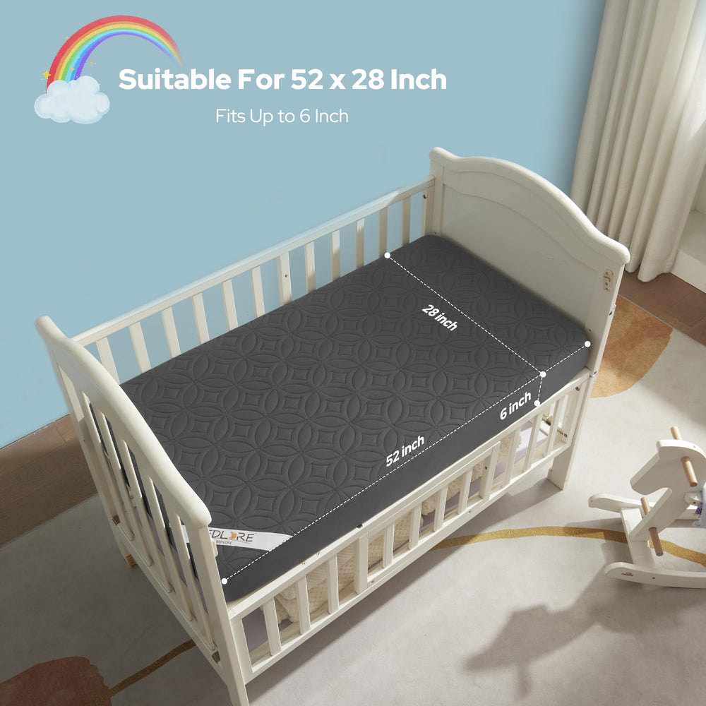 BEDLORE machine washable durable crib protector withstands many washes while staying soft.