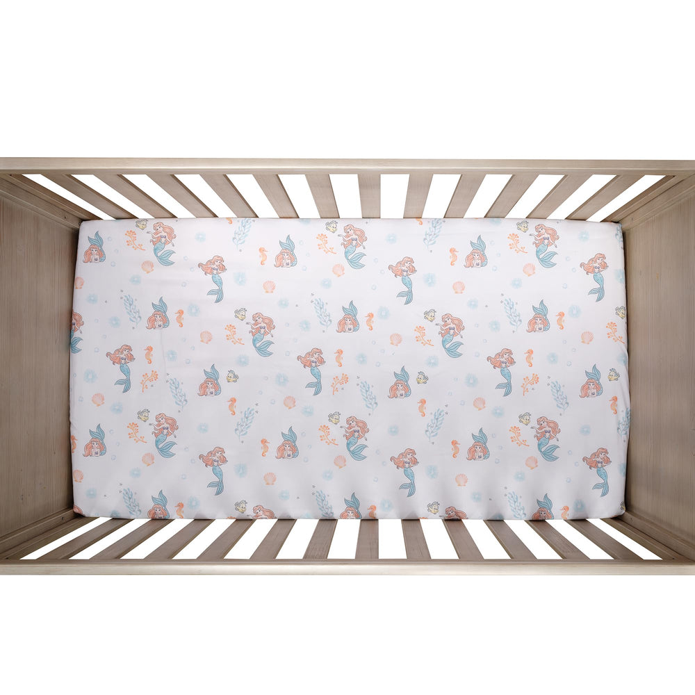 Bedtime Originals Disney Baby Little Mermaid complete 3-piece set for easy bedding coordination