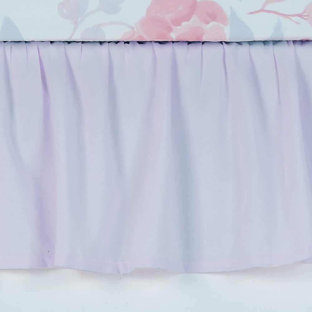 Bedtime Originals Lavender Floral rose and peony design adds delicate charm