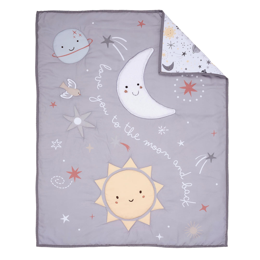 Bedtime Originals Little Star packaging and care labeling for shoppers.