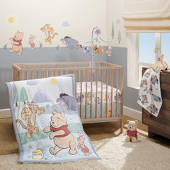 Bedtime Originals Winnie the Pooh sun and trees decal scene for a whimsical feature wall
