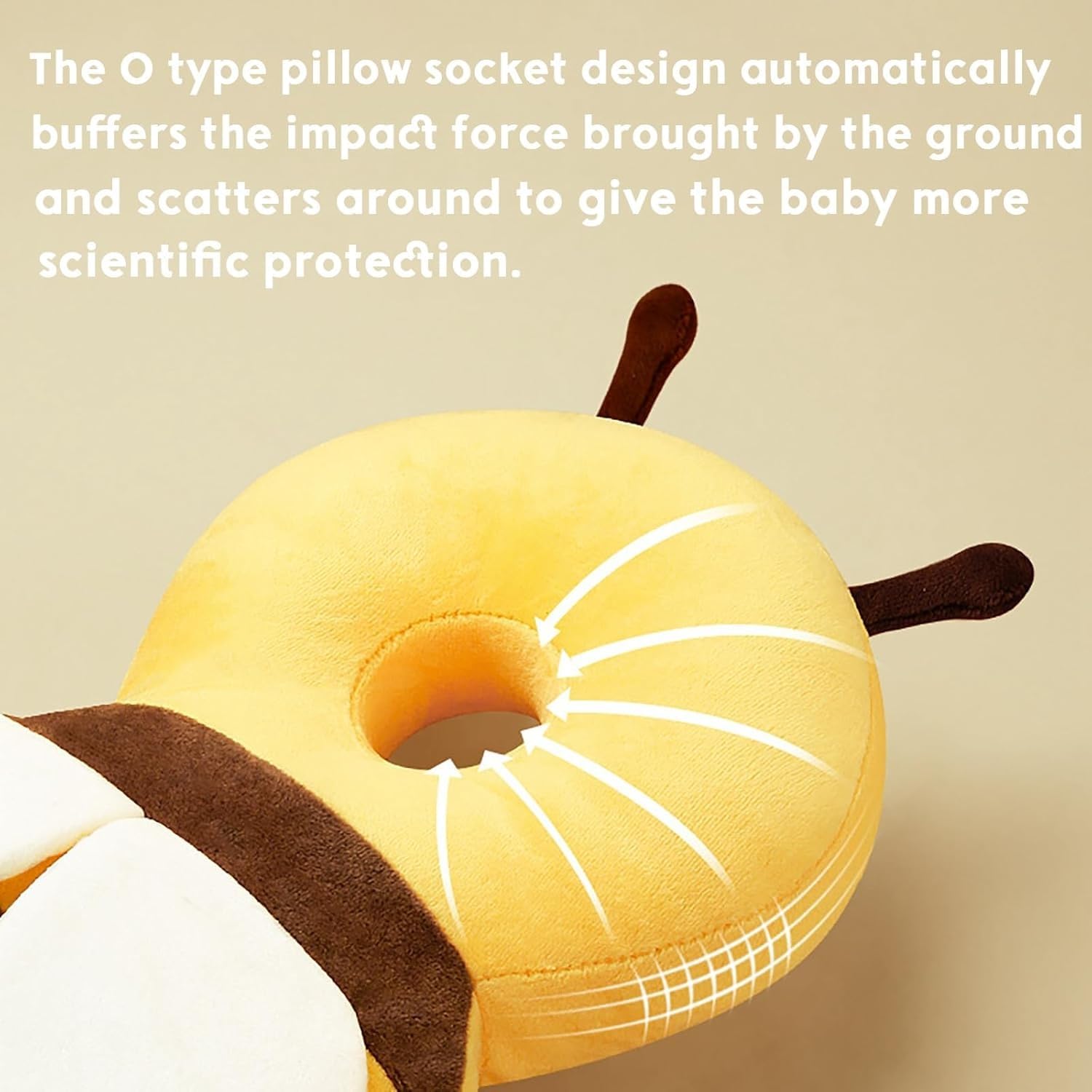 Bee Soft Landing foam padding closeup illustrating impact-absorbing comfort