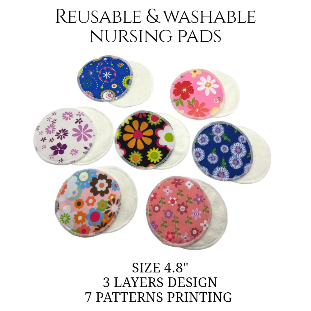 BEECO GIF2U nursing pads 3-layer construction close-up shows materials and softness.