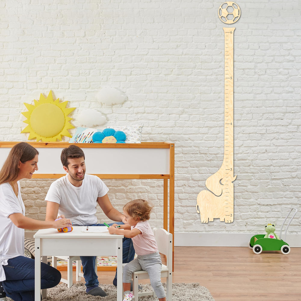 BeeGreeny growth chart with personalized name option for kid's room