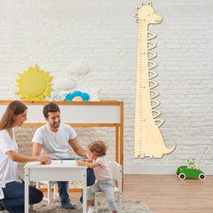 BeeGreeny six-feet wooden growth chart provides long-term height records with style