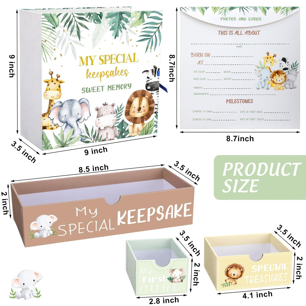 Beeveer keepsake box labeled compartments with ribbon bow for easy access to precious keepsakes.
