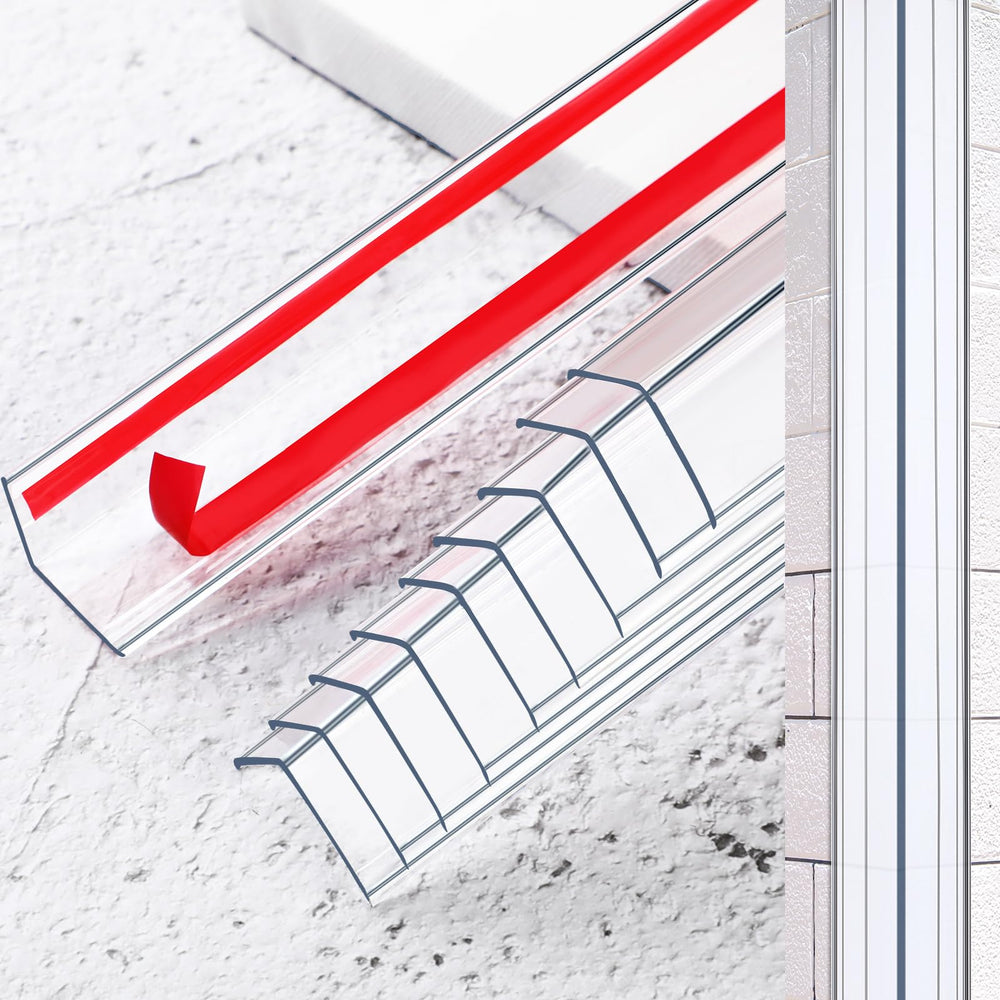 Beeveer clear wall corner protector pack installation on a corner offers discreet safety.