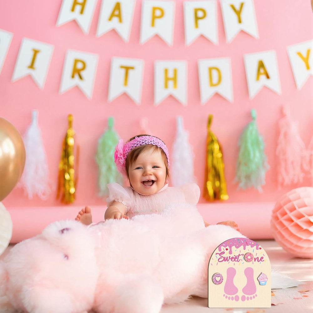 Beeveer DIY sign invites personalization with footprints name and birth date ideas