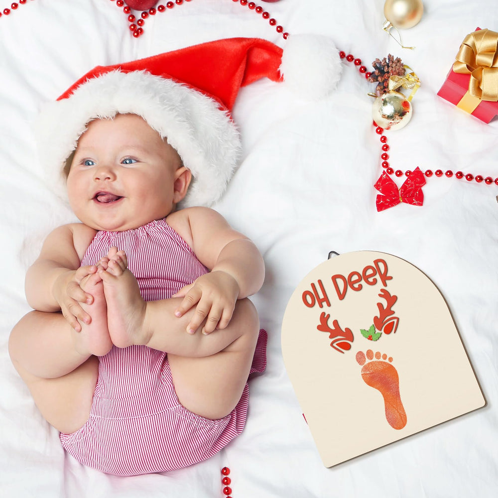 Beeveer newborn photoshoot prop crafted wood offers photogenic, timeless holiday memories.