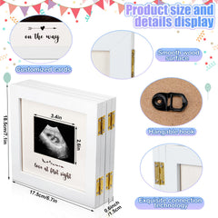 Beeveer four-folding layout frame keeps ultrasound moments organized and displayed.