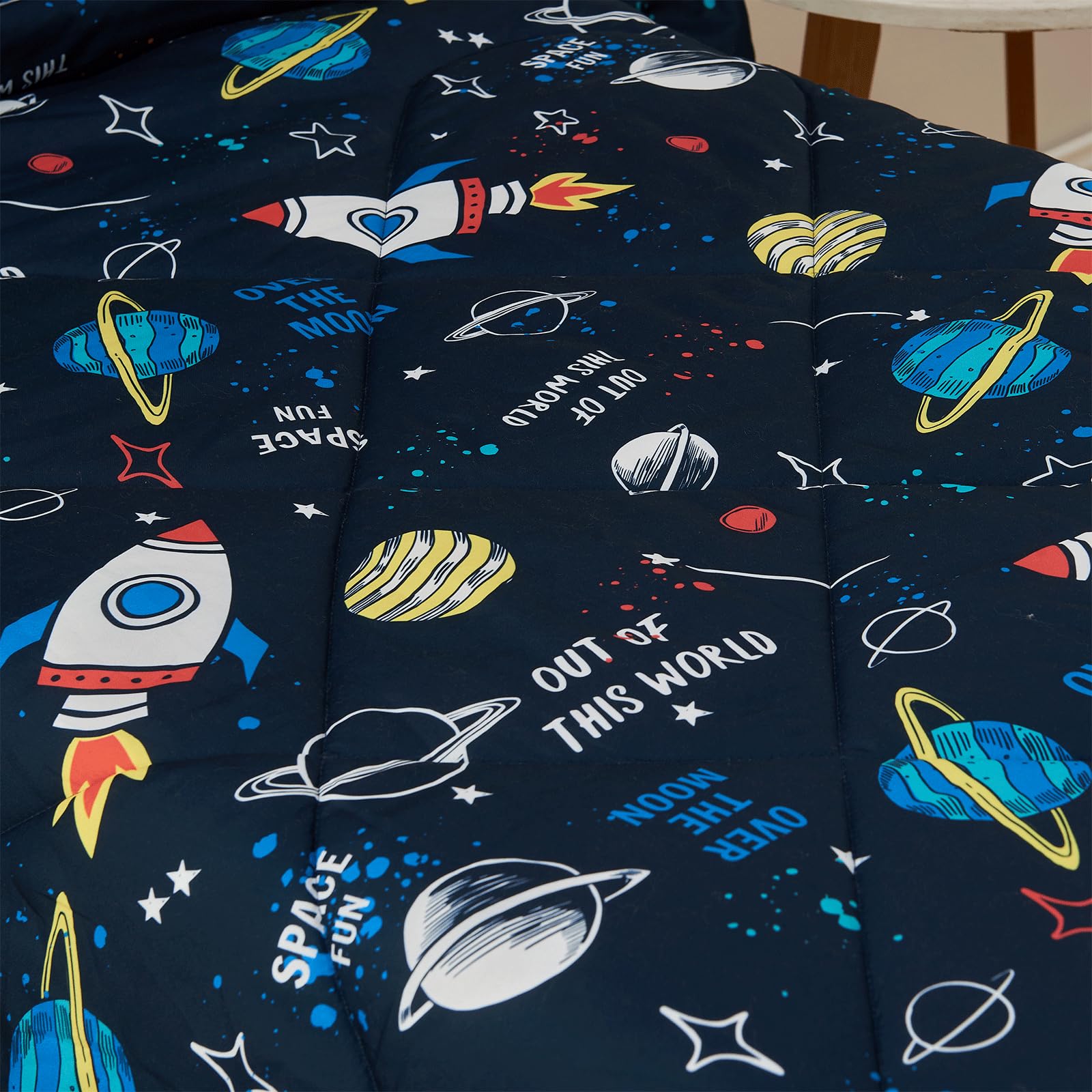 beeweed pillowcase 20x30 reversible design for easy room swapping