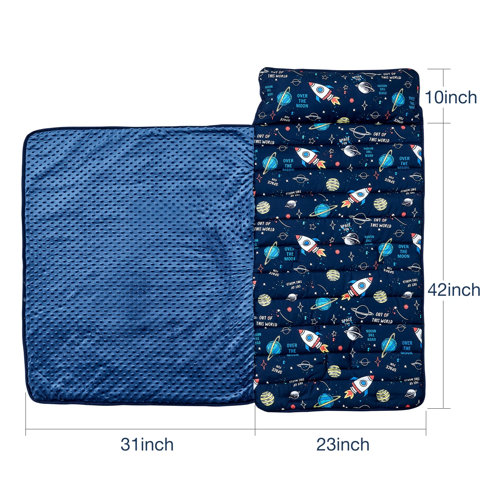 Beeweed space ship nap mat captivating space-themed rest.
