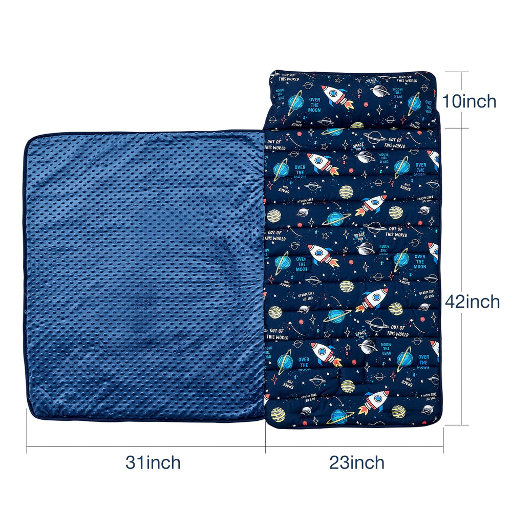 Beeweed space ship nap mat captivating space-themed rest.