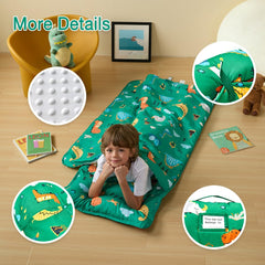 Beeweed nap mat soft minky fabric delivers cozy rest on trips
