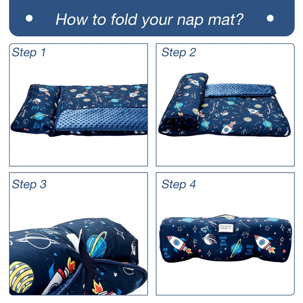 Beeweed toddler sleeping bag ideal for daycare and preschool naps.