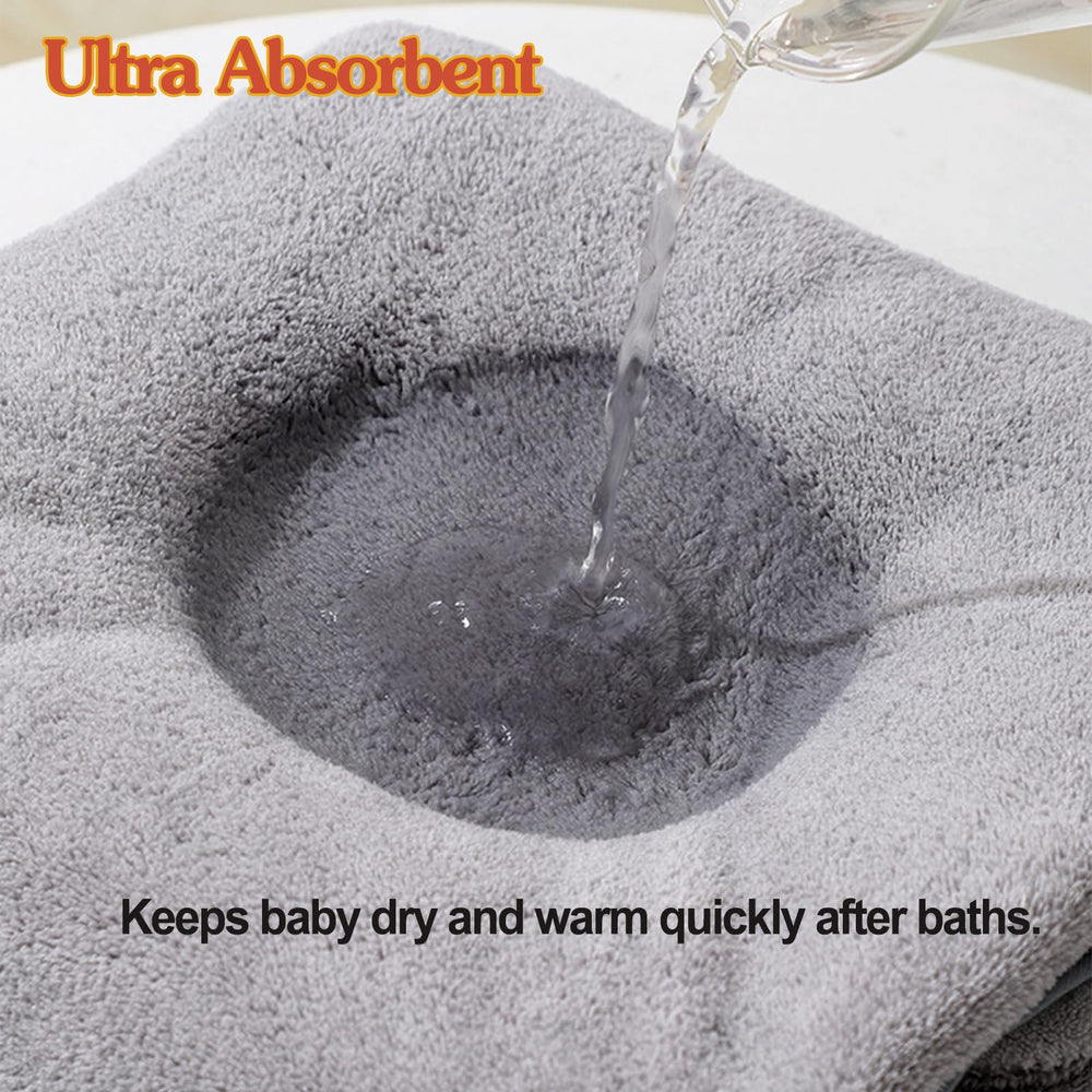 BEFACL 32x32 inch towel size shown for versatile baby use