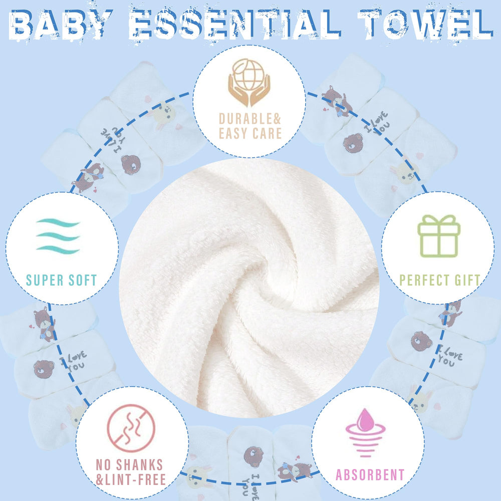 BEFACL cow washcloth; absorbent handy for quick cleanups.