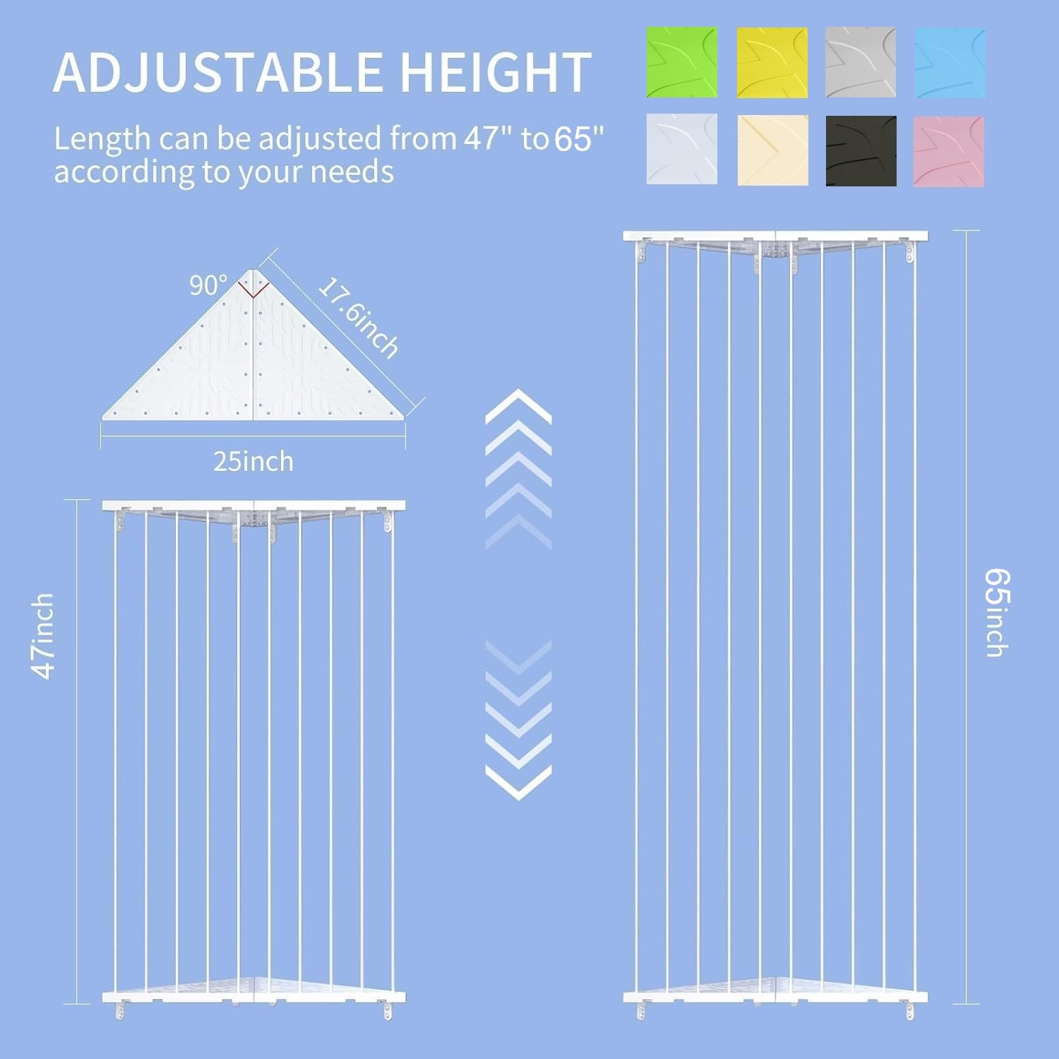 Befayoo corner wall storage in beige demonstrates large capacity for bulky plushies
