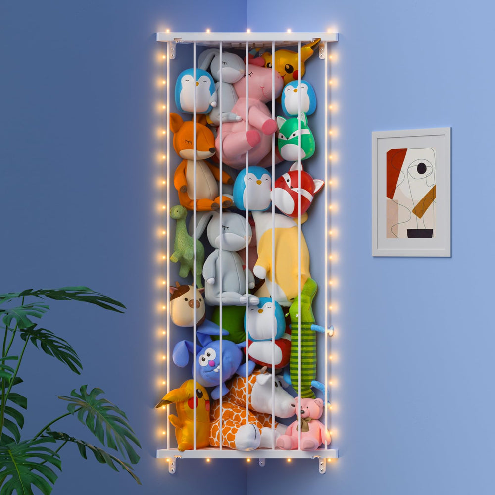 Befayoo stuffed animal storage length 75inch demonstrates adjustable capacity for toys