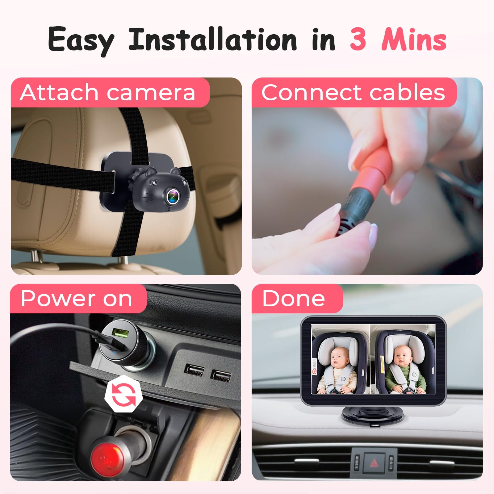 Befumly easy-install plug-and-play system for quick setup during family travels.