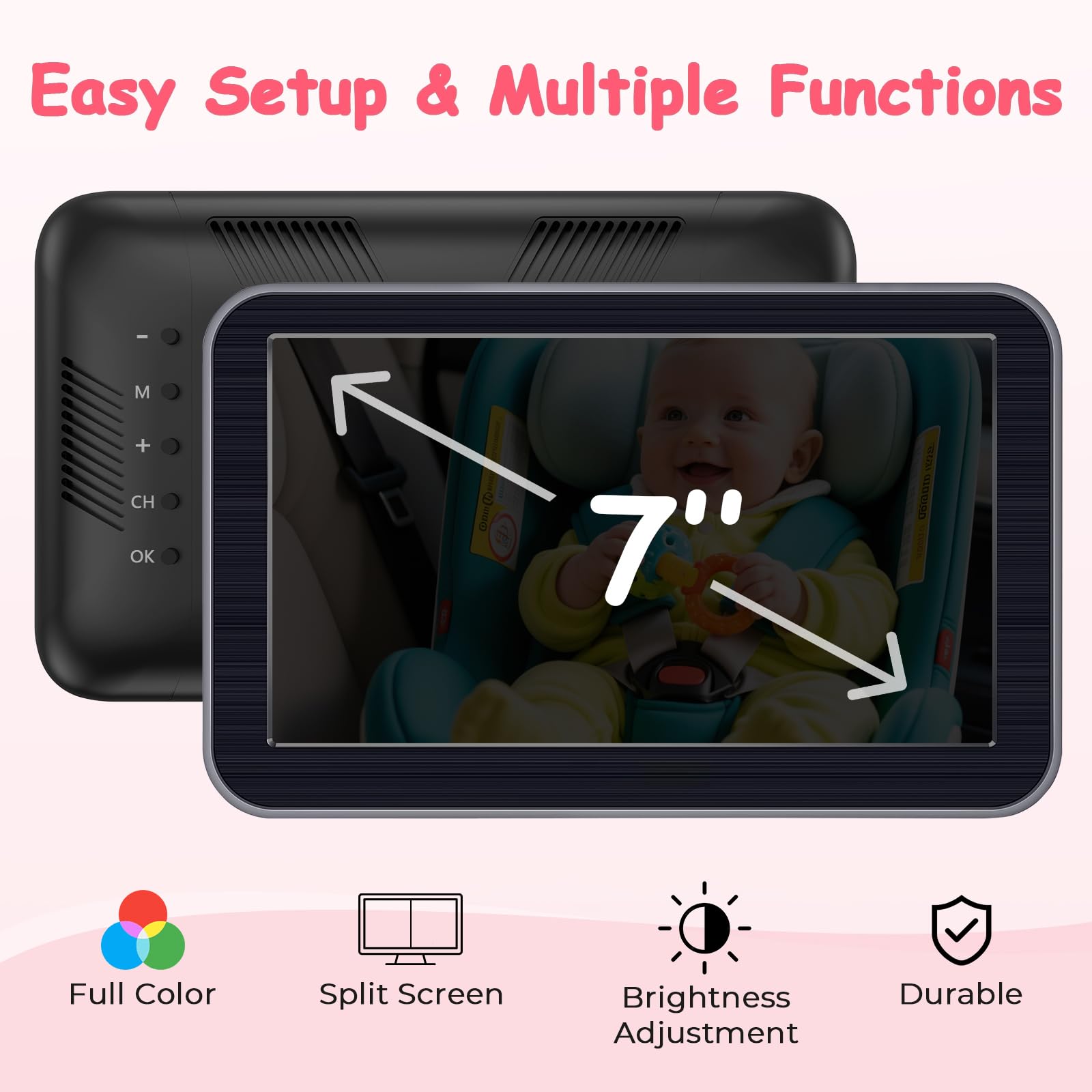 Befumly backseat camera system supports road trips and travel safety routines.
