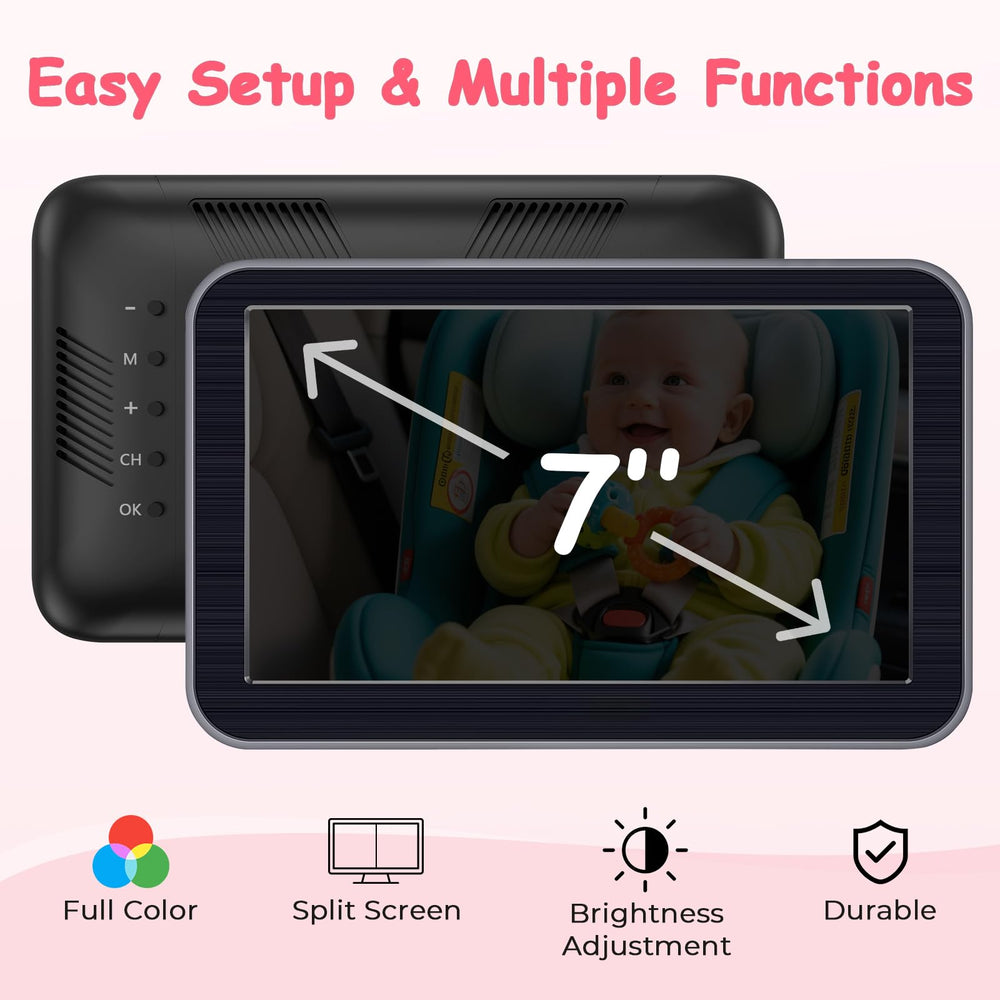 Befumly backseat camera system supports road trips and travel safety routines.