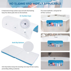 Beiens blue kneeler features large pockets for toys and essentials