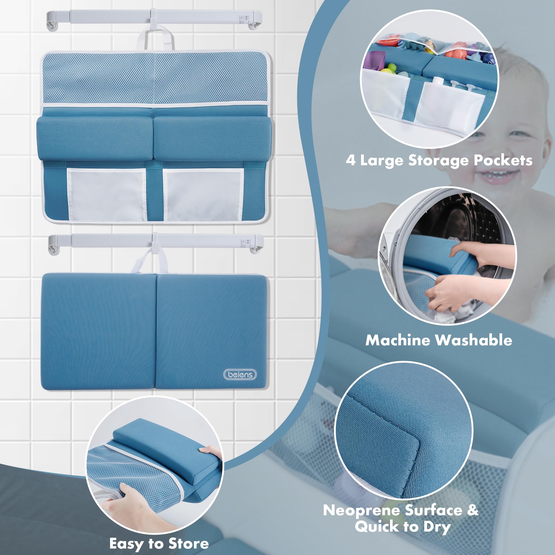Beiens non-slip-suction design keeps the pad securely in place.
