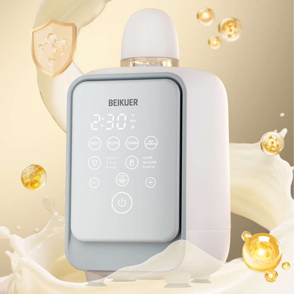 Beikuer steam-clean mode sanitizes bottles quickly between feedings.