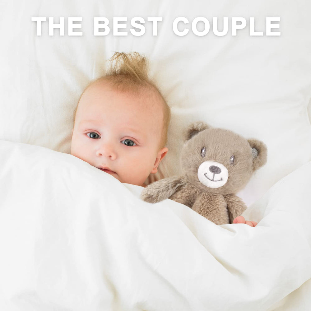 BEILIMU Baby Bear Security Blanket pairs with nursery decor and animal charm.