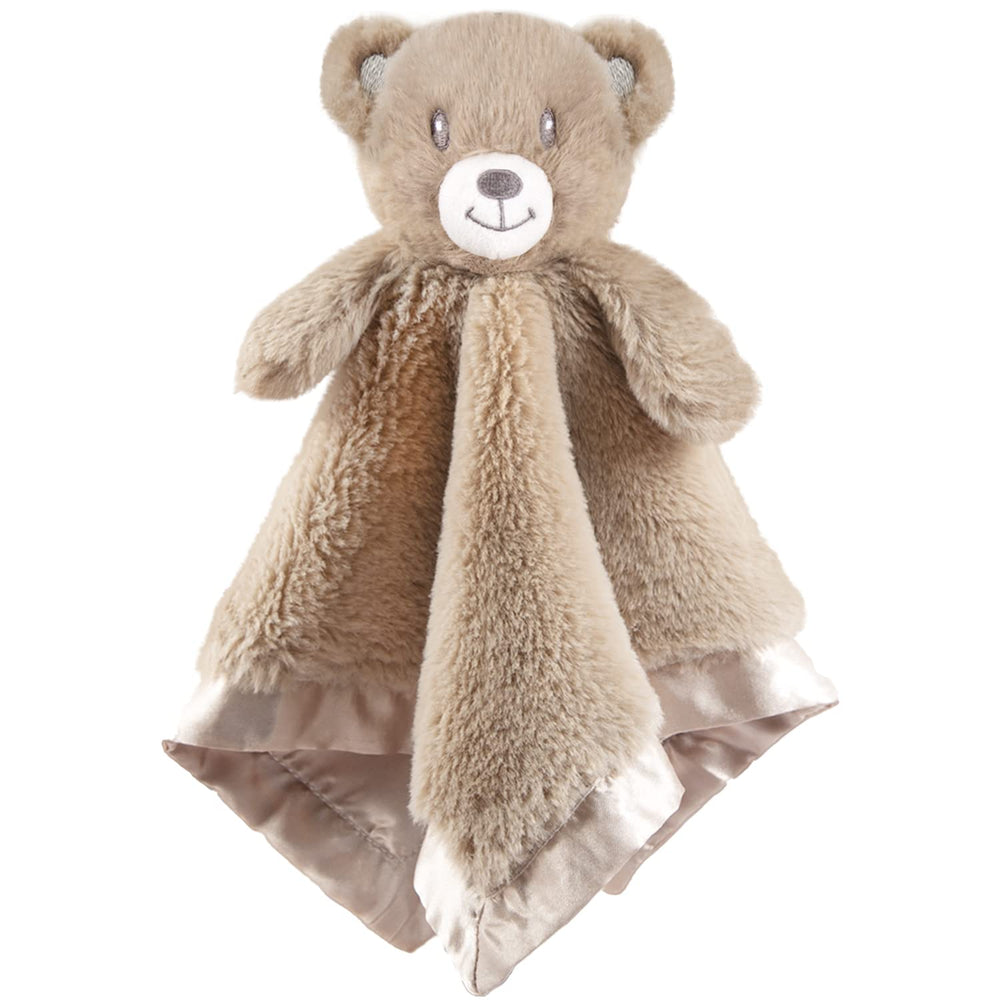 BEILIMU Baby Bear Security Blanket in soft minky fabric soothes babies during naps.