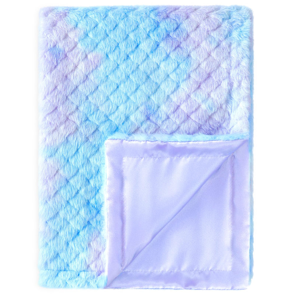 BEILIMU baby blanket front fluffy fleece offers cozy warmth and breathable comfort.