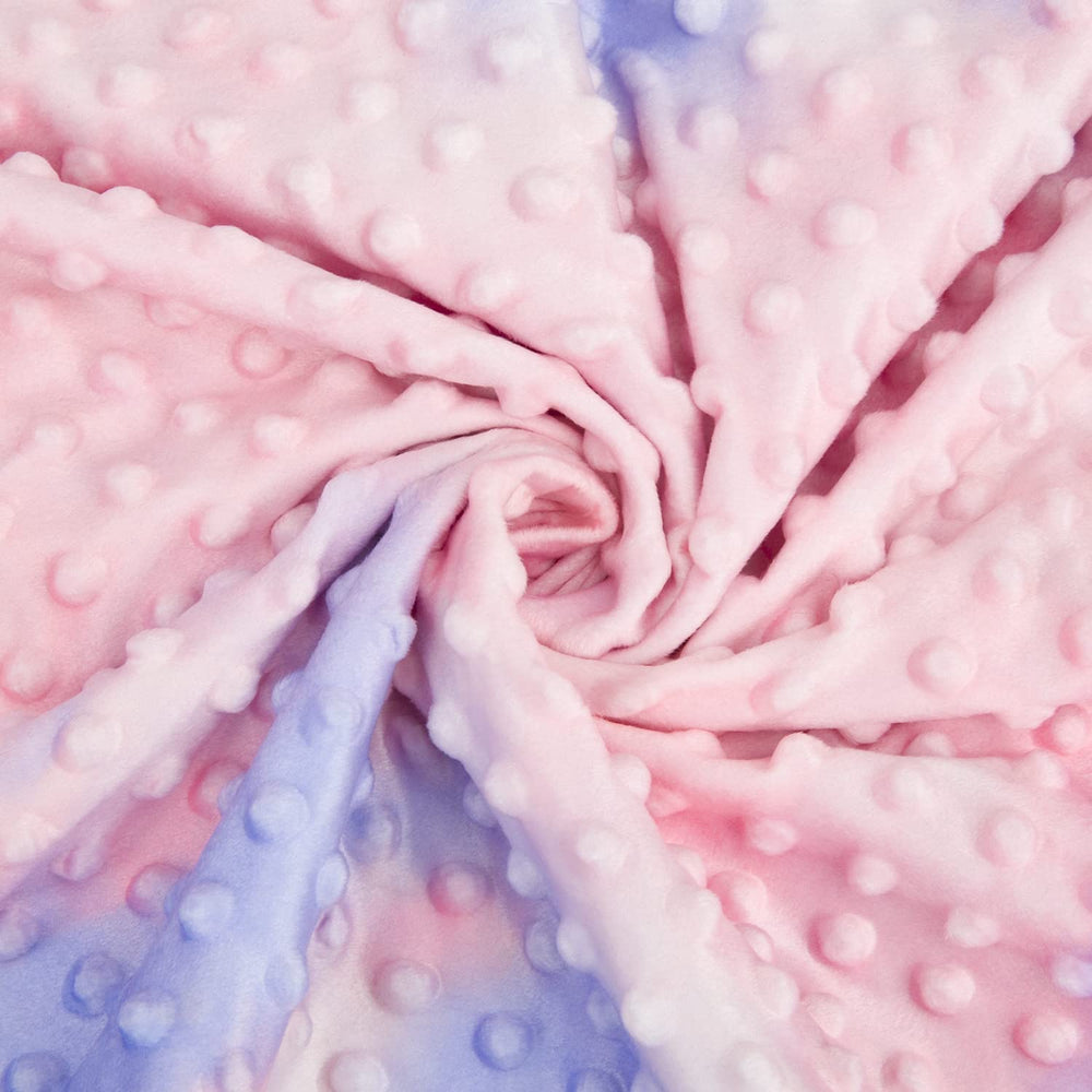 BEILIMU two-sided satin and minky close-up emphasizes versatile texture for snuggly skin contact