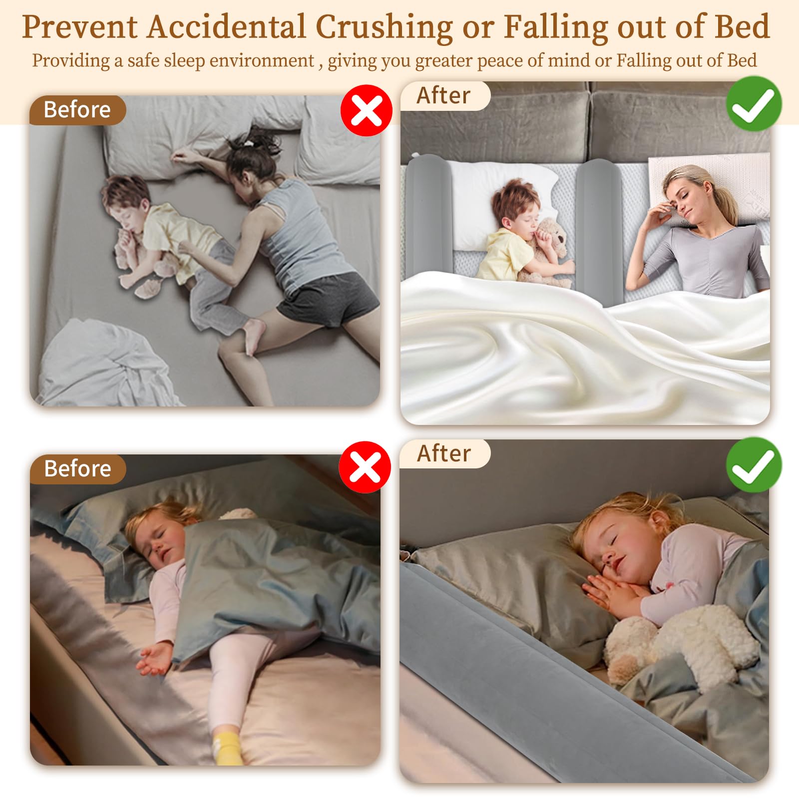 BeiliuDevise bed-size compatibility covers king, queen, and twin beds.