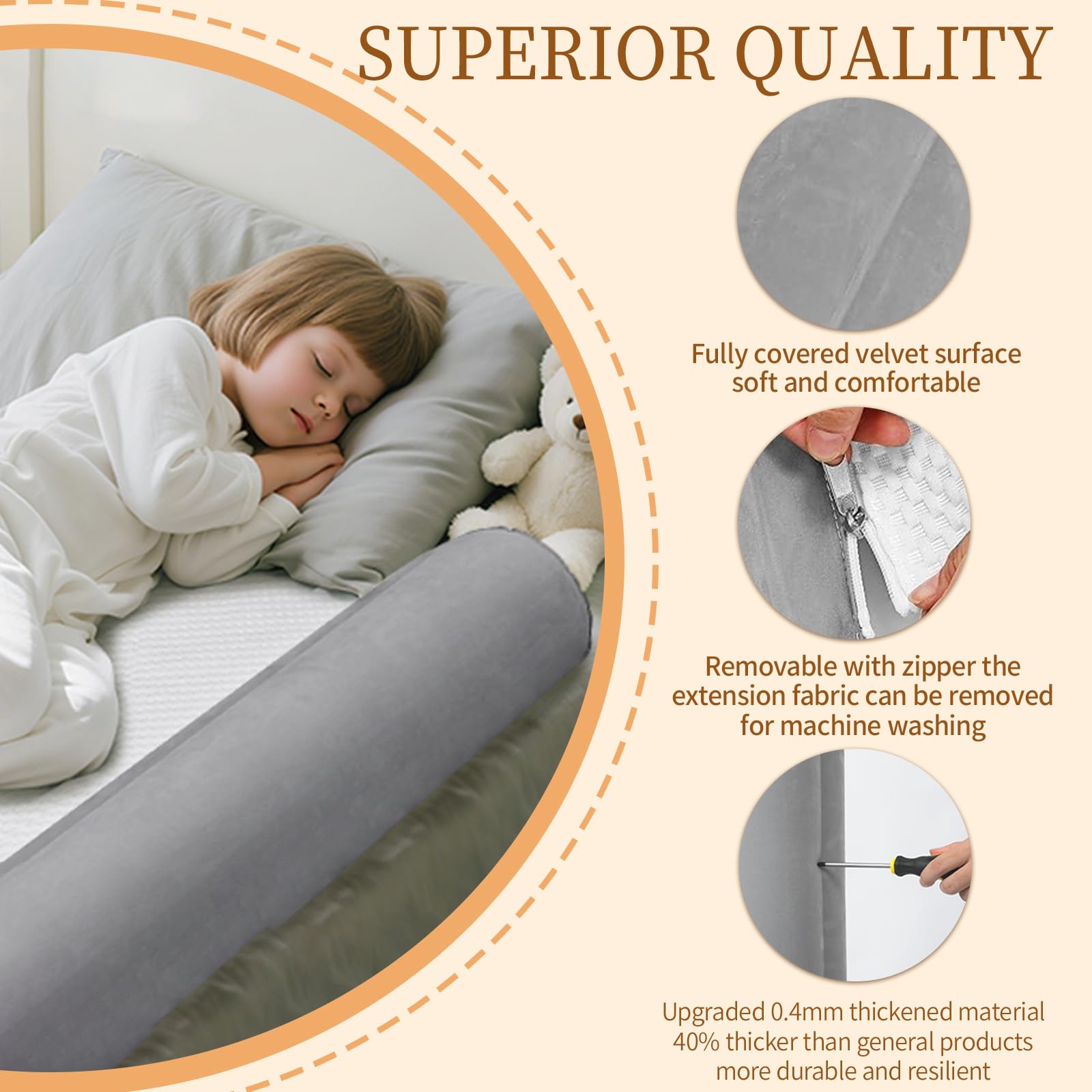 BeiliuDevise plush skin-soft cover offers a cozy feel and gentle touch.