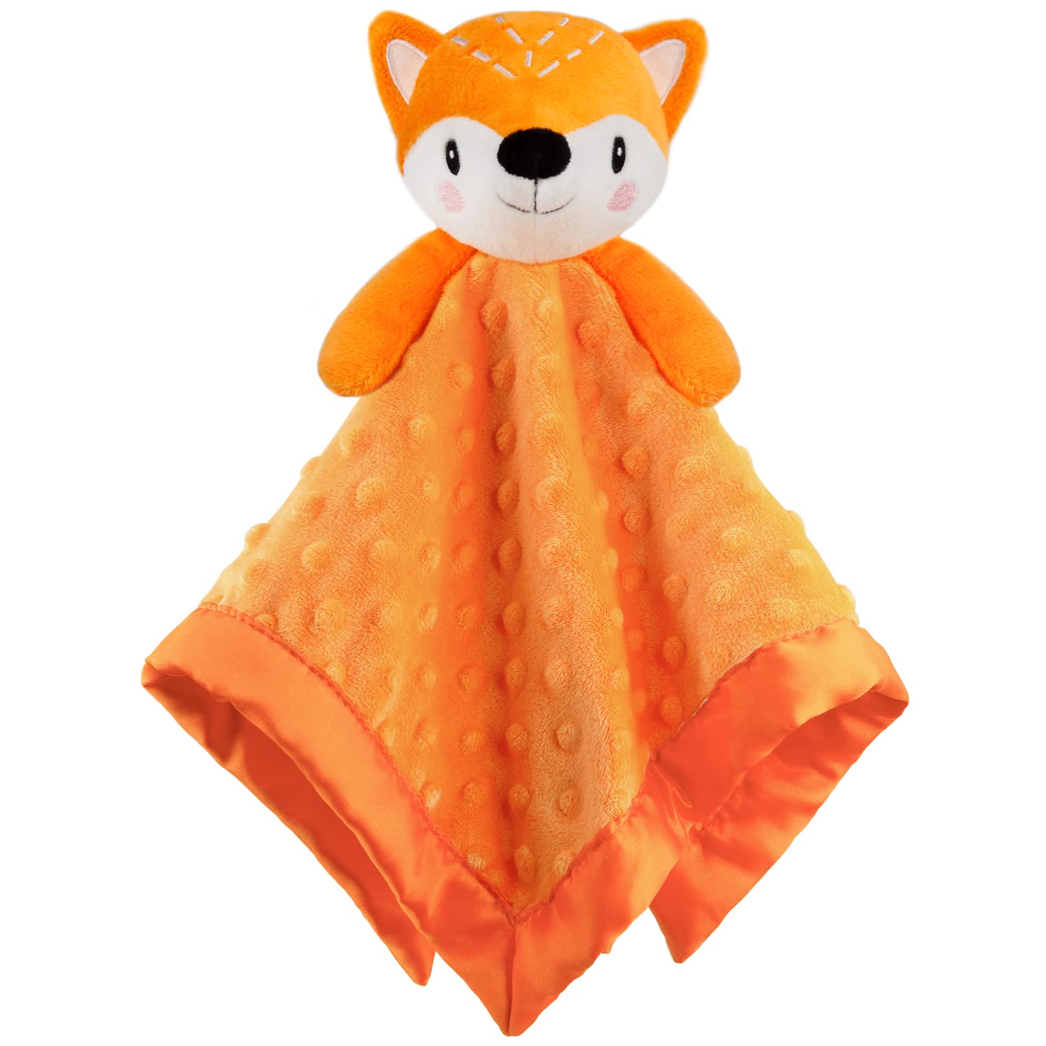 Beilimu Fox Lovie blanket closed front for cozy security at naptime.
