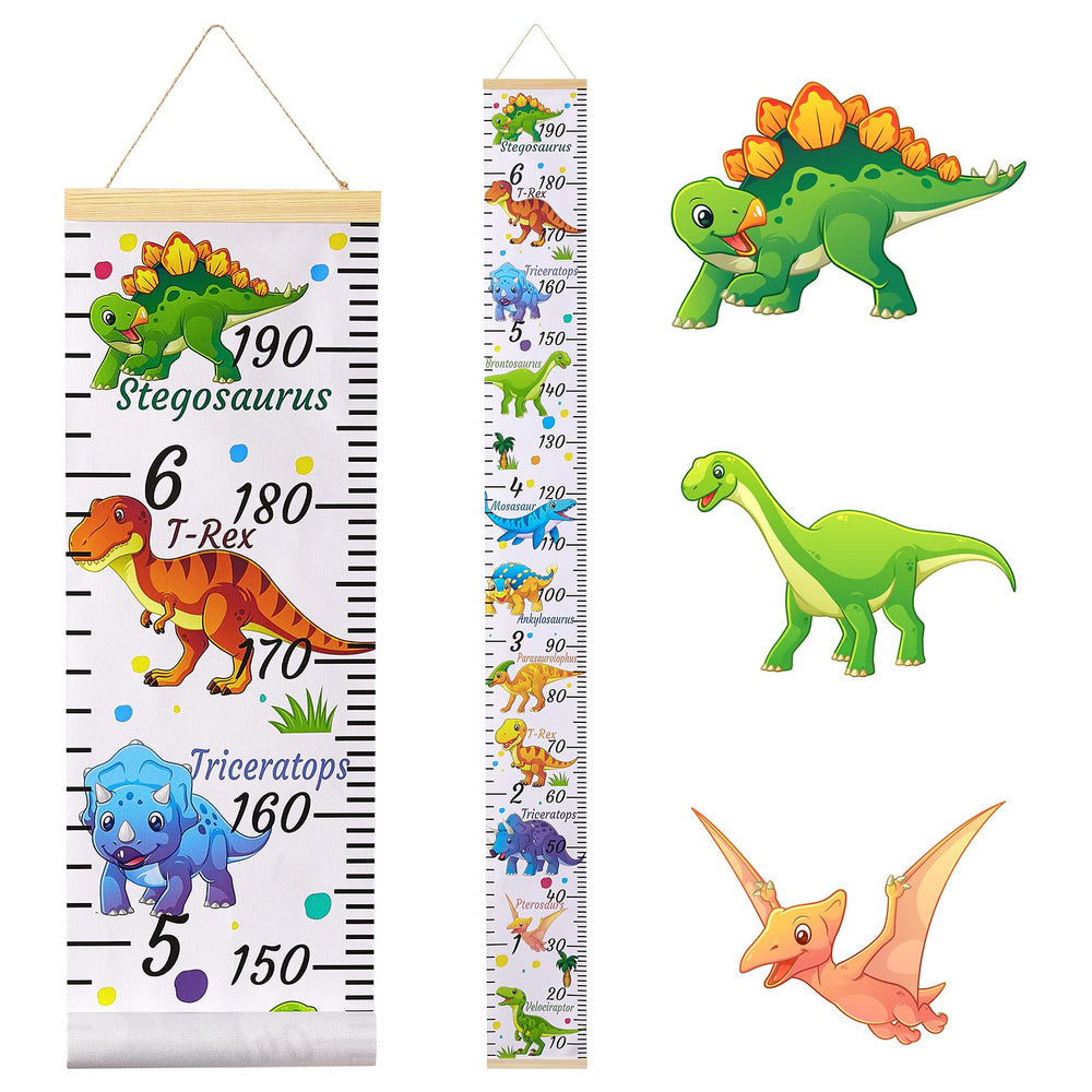 Beinou baby growth chart canvas on wall for easy height tracking and nursery decor.