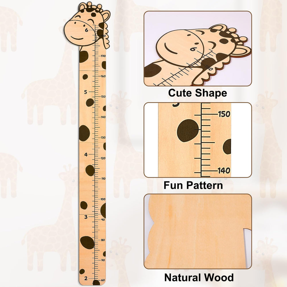 Beinou growth chart easy install shown with 3M adhesive for simple mounting