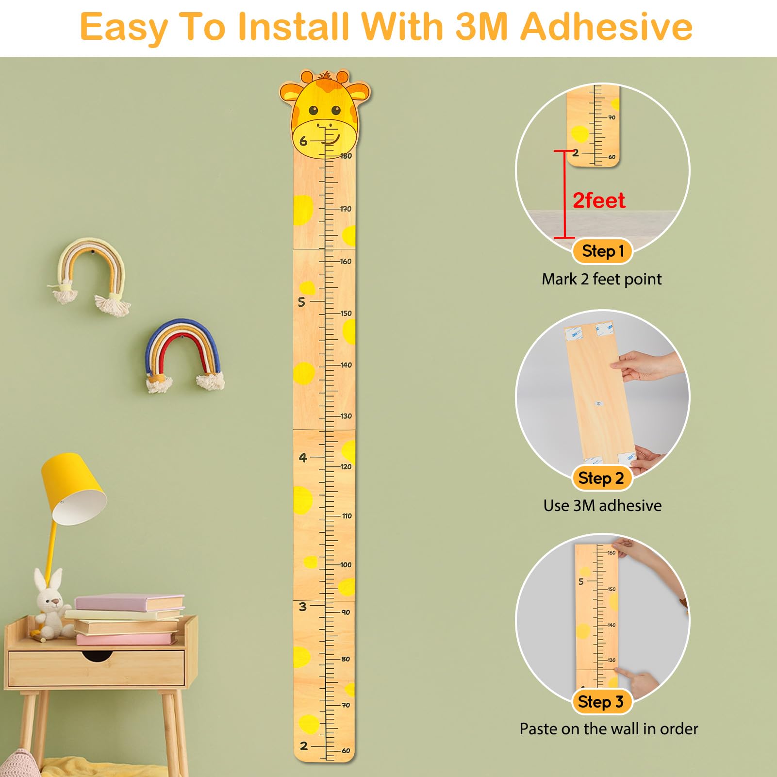 Beinou growth chart infant toddler use supports yearly height tracking.