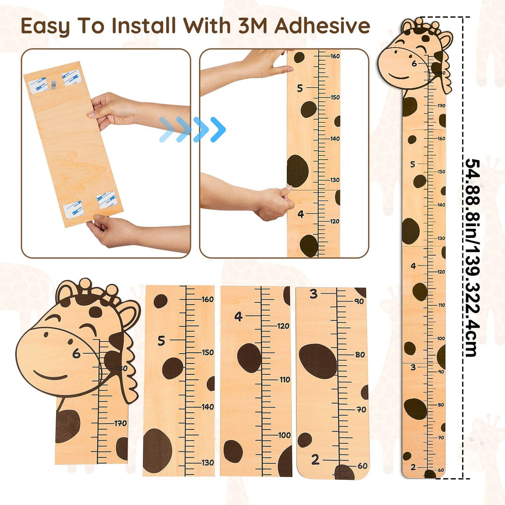 Beinou growth chart room decor adds warmth to kids' bedrooms