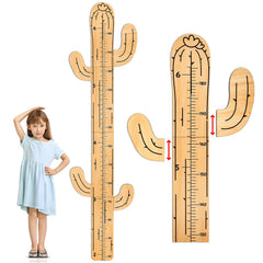 Beinou Growth Chart wall cactus design—cute decor that invites growth tracking for kids