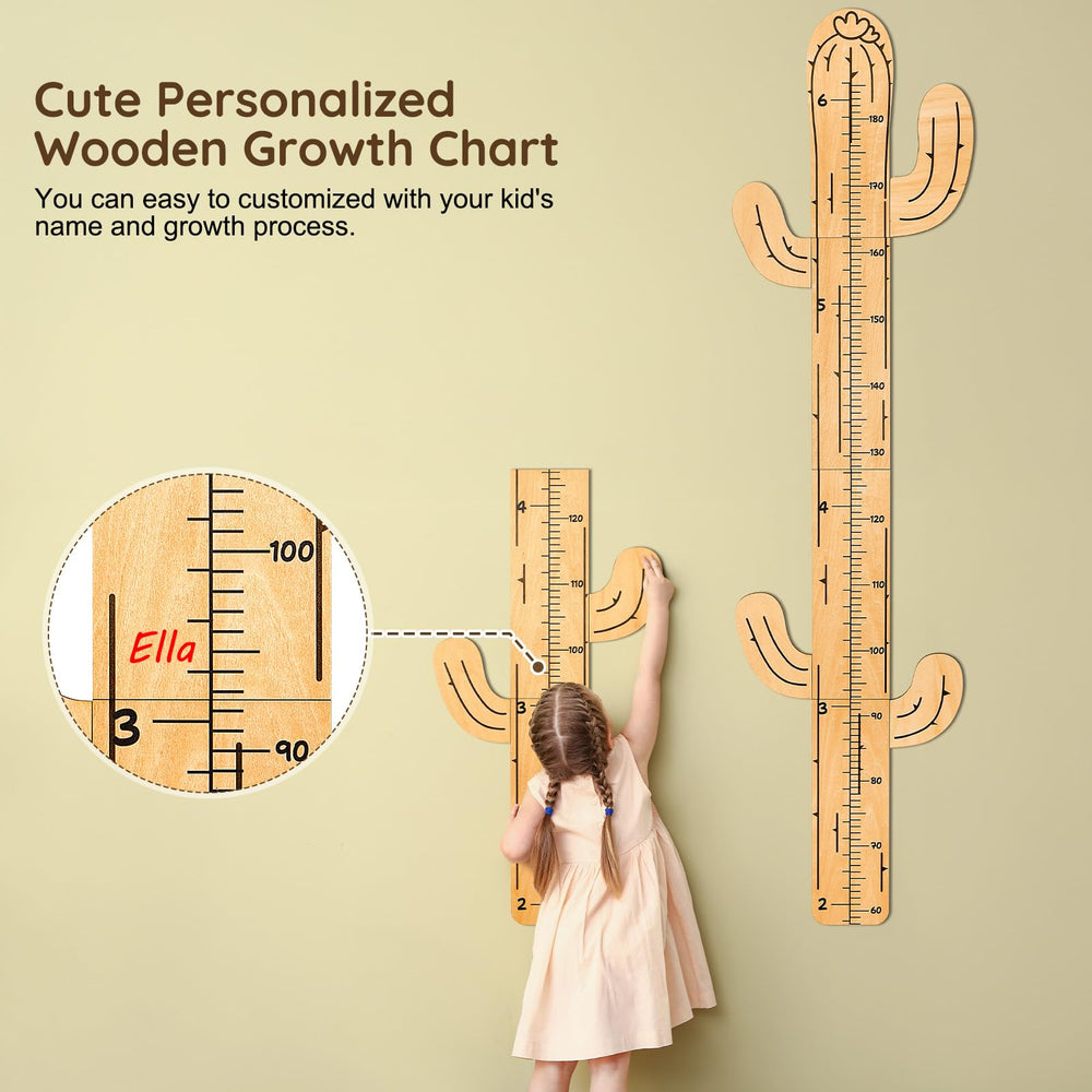 Beinou Growth Chart wall installation—easy 3M adhesive mounting for quick setup
