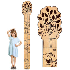 Beinou Growth Chart with tree design shown on wall for height measurement and decor