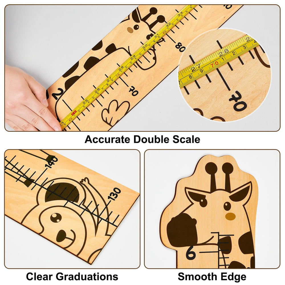 Beinou Growth Chart adds warm decor while you measure milestones.