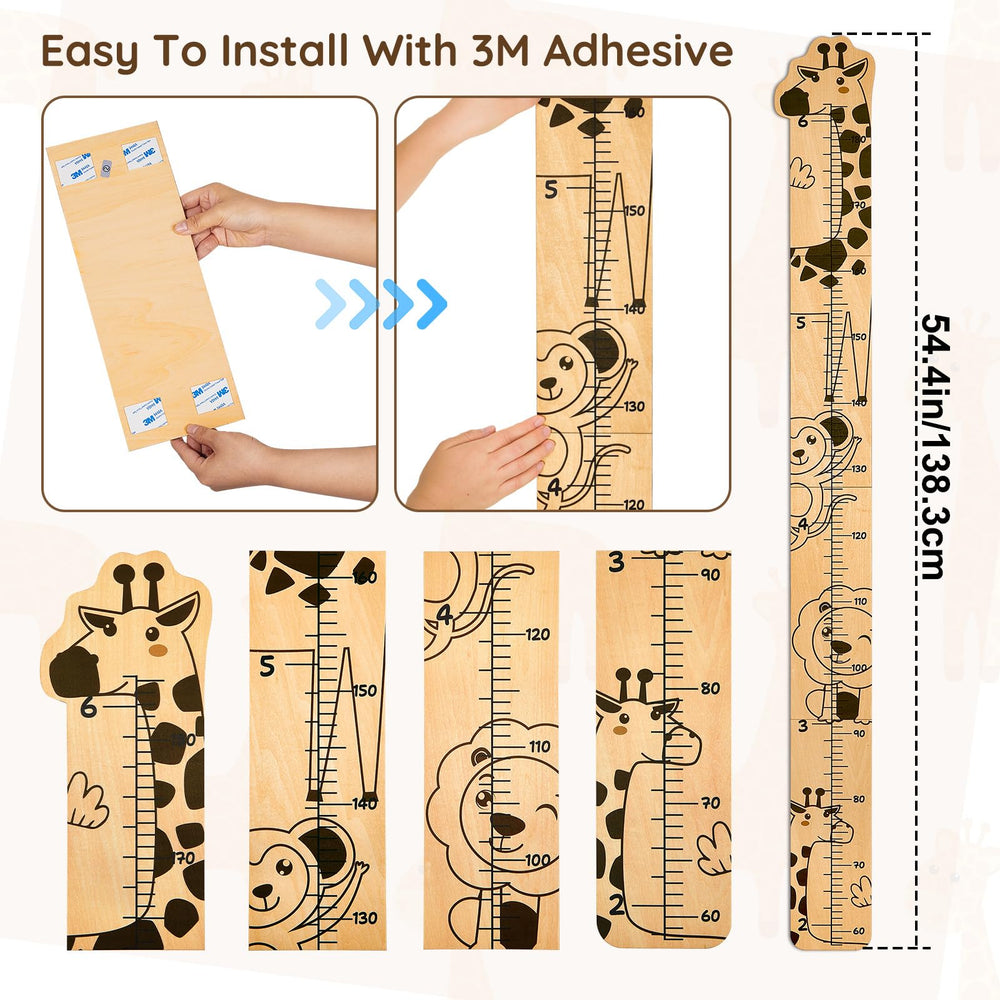 Beinou Growth Chart remains durable and easy to update as your child grows.