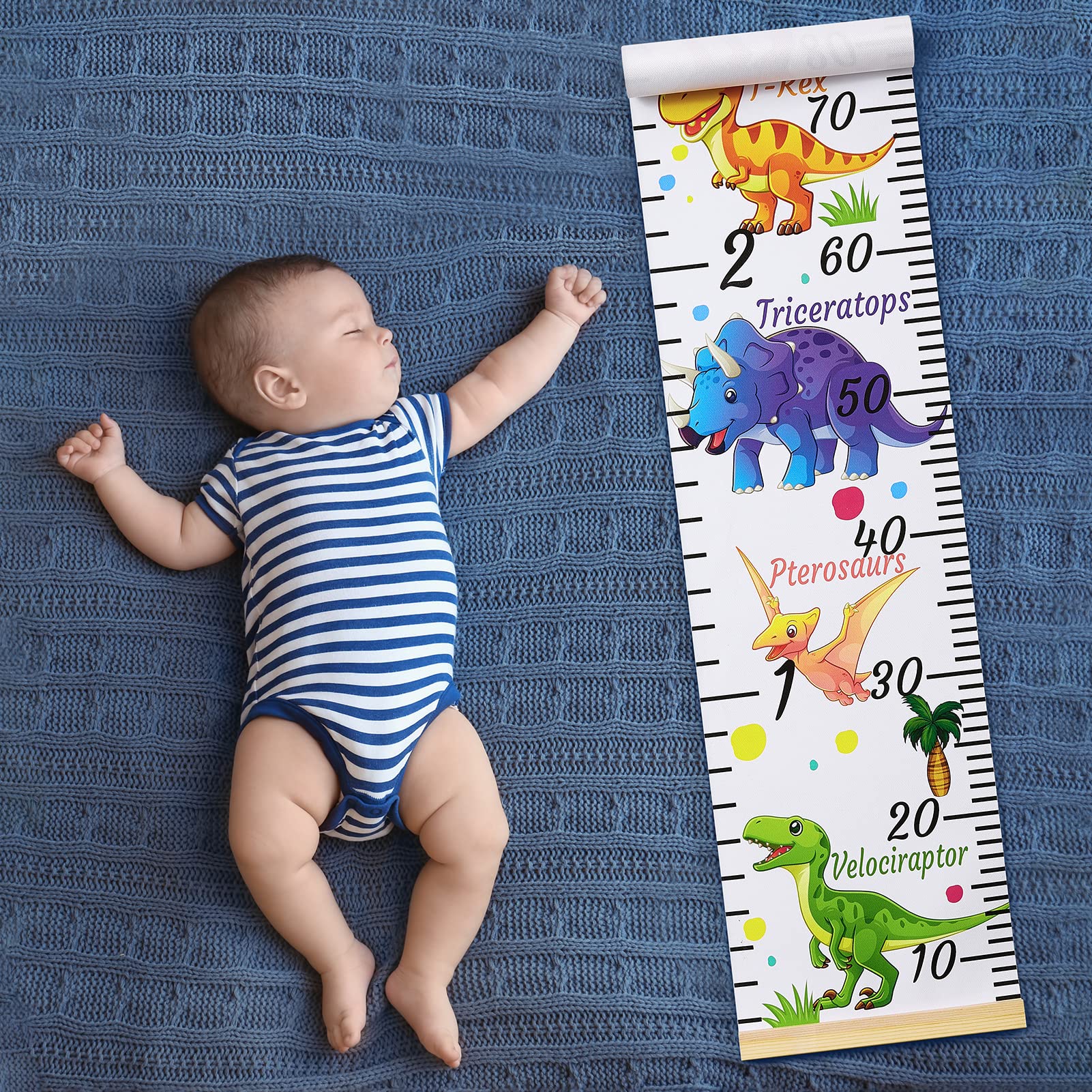 Beinou wood-frame detail highlights polished wood for a warm nursery accent.