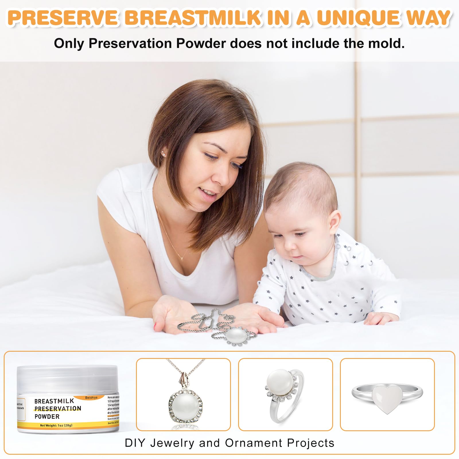 Beishiya breastmilk powder for DIY project prep—easy to mix